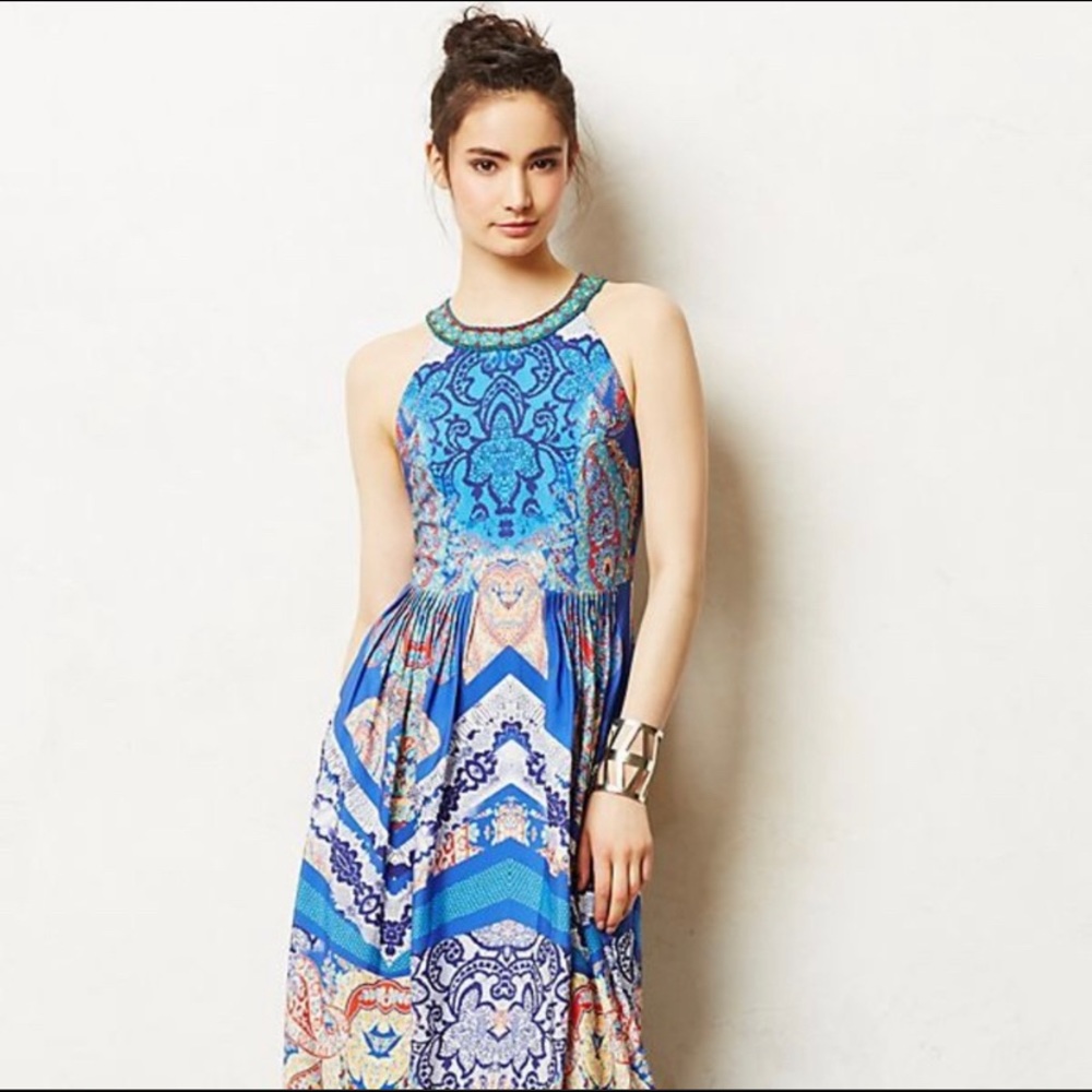 Anthropologie RANNA GILL BOTEH MAXI DRESS